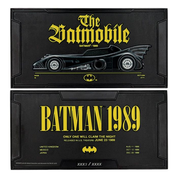 DC Comics Ingot Batman Batmobile XL Limited Edition        