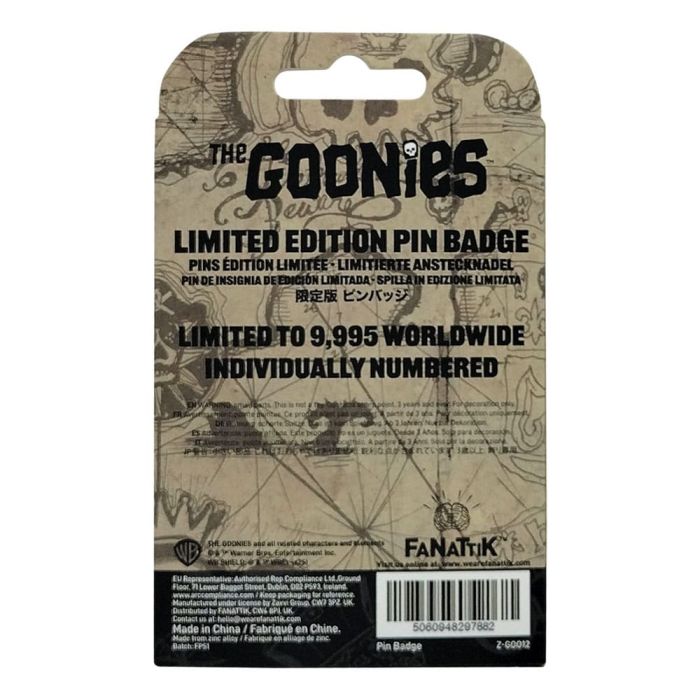 The Goonies Pin Badge 40th Anniversary Never Say Die