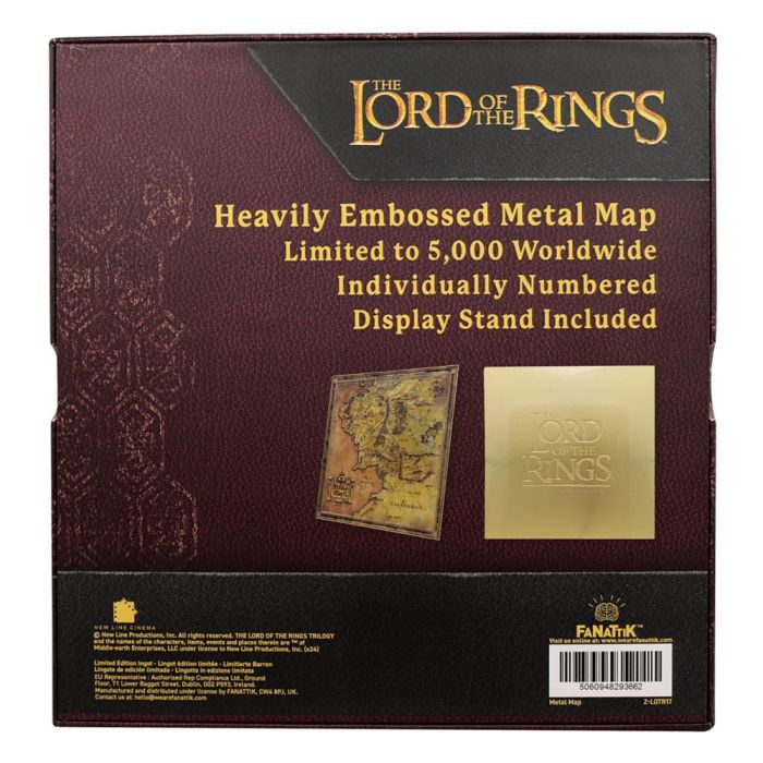 Lord of the Rings Replica Map Limited Edition 