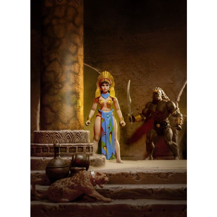 The Savage World of Frazetta Action Figure Set Egyptian Queen & The Guard (Museum Edition) 14 cm
