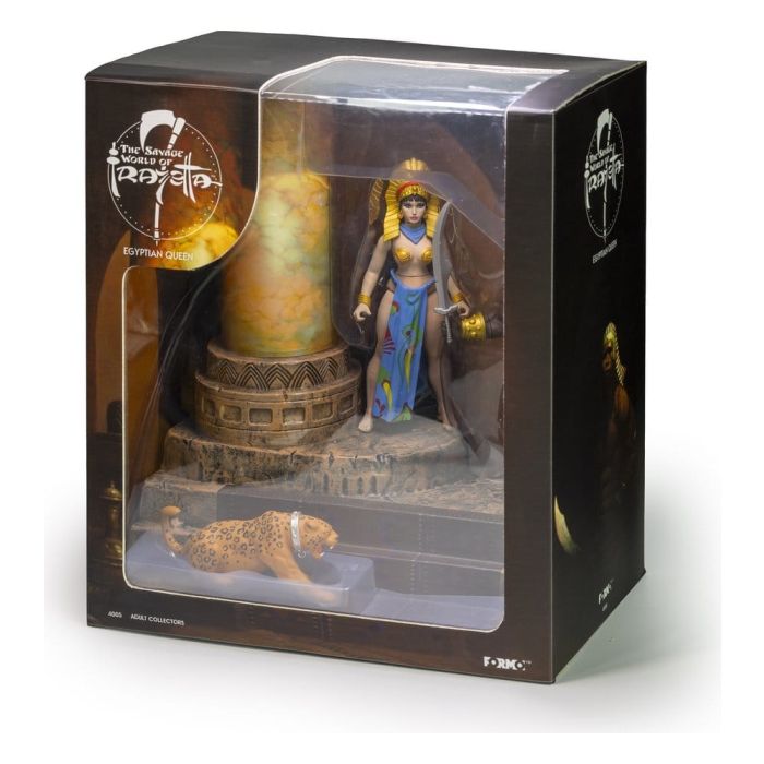 The Savage World of Frazetta Action Figure Set Egyptian Queen & The Guard (Museum Edition) 14 cm