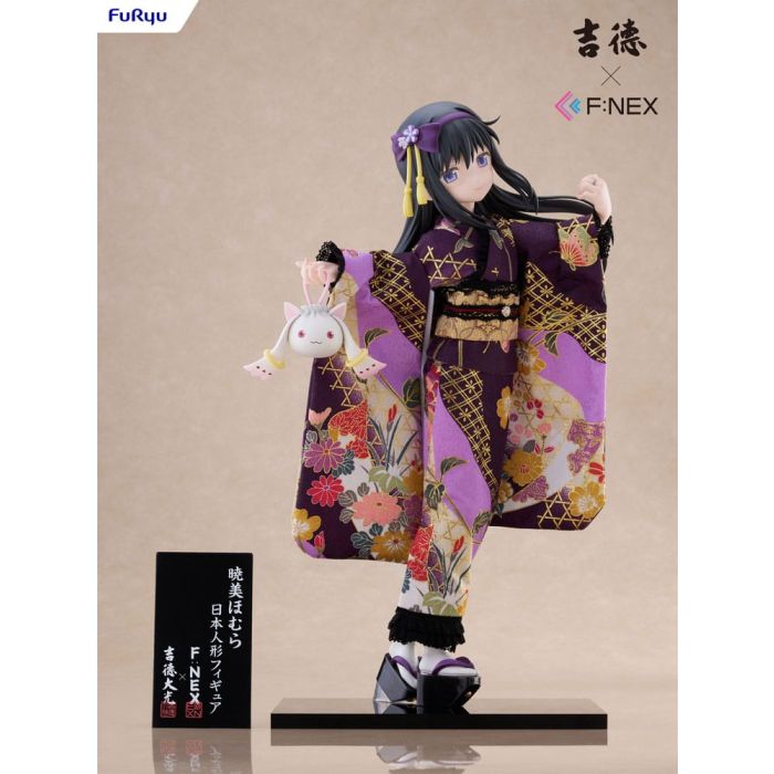 Puella Magi Madoka Magica F:NEX PVC Statue 1/4 Rebellion Homura Akemi Japanese Doll 45 cm   