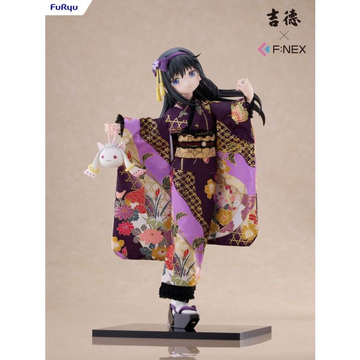 Puella Magi Madoka Magica F:NEX PVC Statue 1/4 Rebellion Homura Akemi Japanese Doll 45 cm   