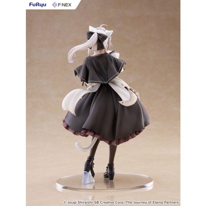 Wandering Witch: The Journey of Elaina F:NEX PVC Statue 1/7 Elaina Maid costume with cat ears Ver. 24 cm
