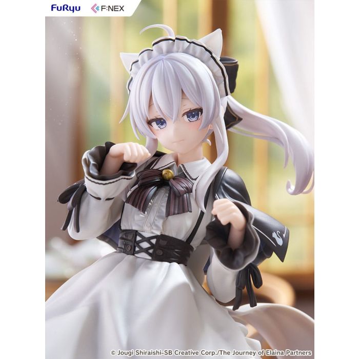 Wandering Witch: The Journey of Elaina F:NEX PVC Statue 1/7 Elaina Maid costume with cat ears Ver. 24 cm