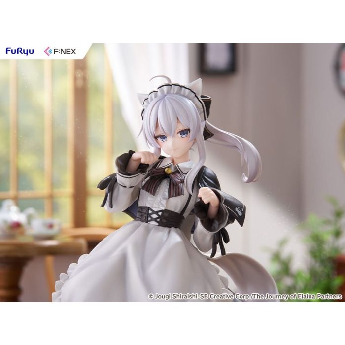 Wandering Witch: The Journey of Elaina F:NEX PVC Statue 1/7 Elaina Maid costume with cat ears Ver. 24 cm