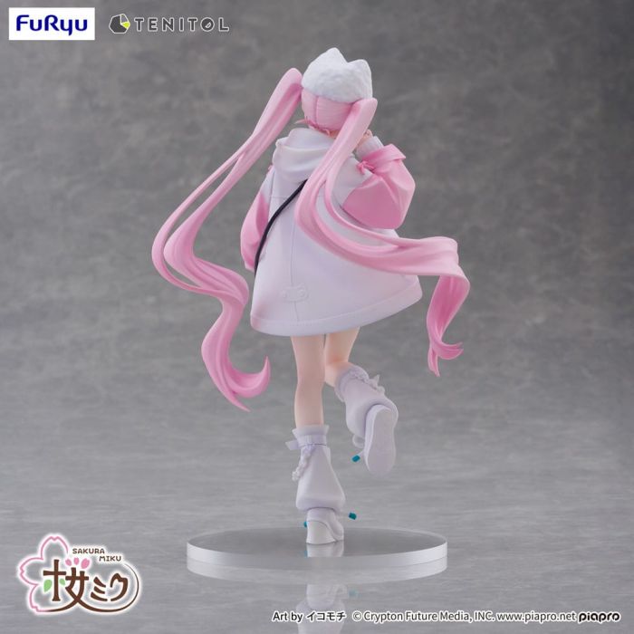Hatsune Miku Tenitol PVC Statue Sakura Miku Cool style [petit] 19 cm 