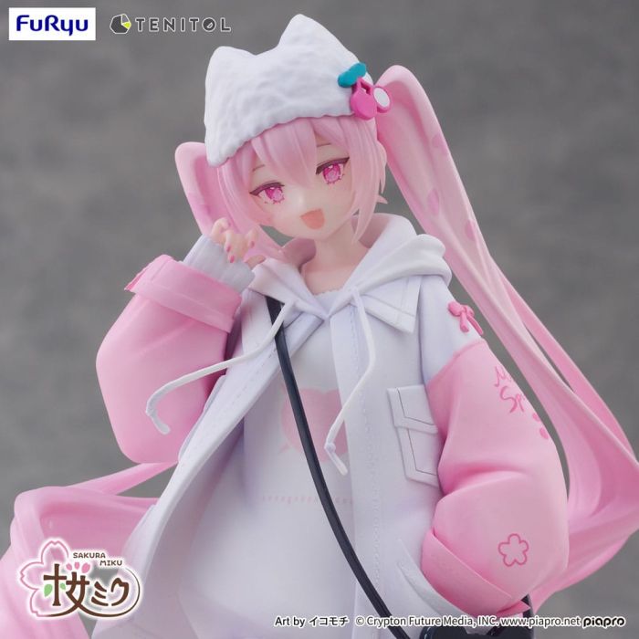 Hatsune Miku Tenitol PVC Statue Sakura Miku Cool style [petit] 19 cm 