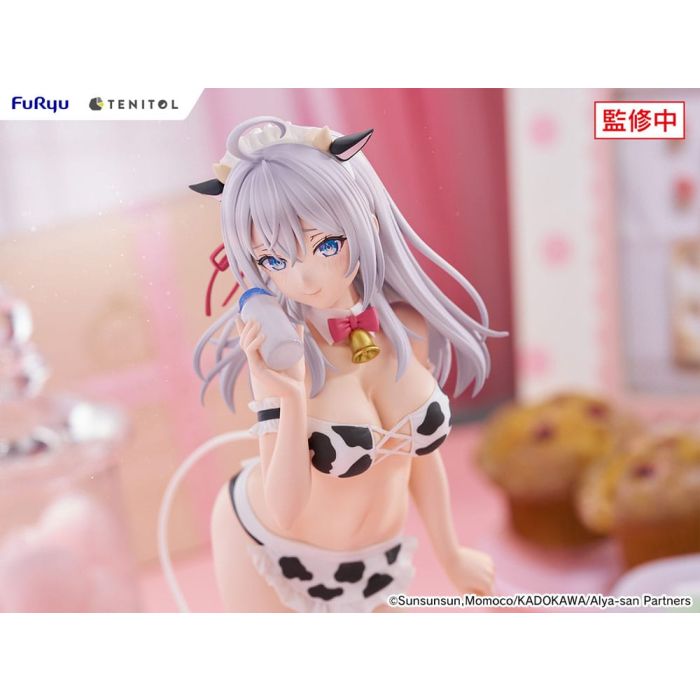 Alya Sometimes Hides Her Feelings in Russian Tenitol Tall PVC Statue Alya Cow Costume Ver. 29 cm