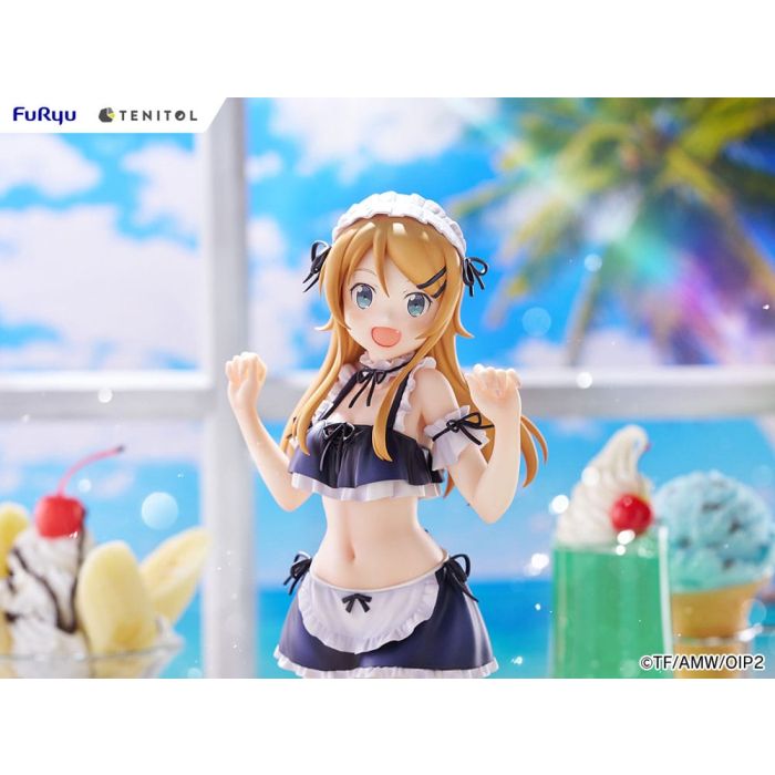 Ore no Imouto ga Konna ni Kawaii Wake ga Nai. Tenitol Tall PVC Statue Kousaka Kirino swimsuits maid Ver. 30 cm 