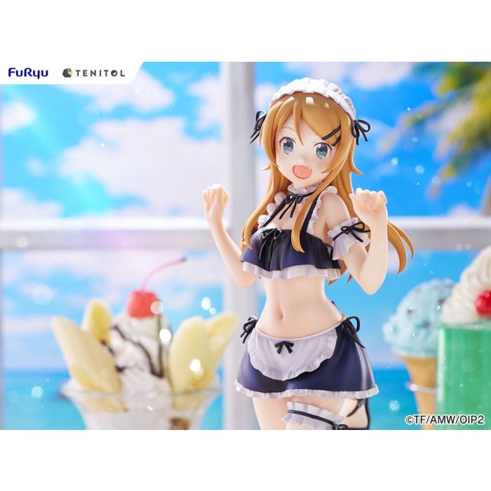 Ore no Imouto ga Konna ni Kawaii Wake ga Nai. Tenitol Tall PVC Statue Kousaka Kirino swimsuits maid Ver. 30 cm 