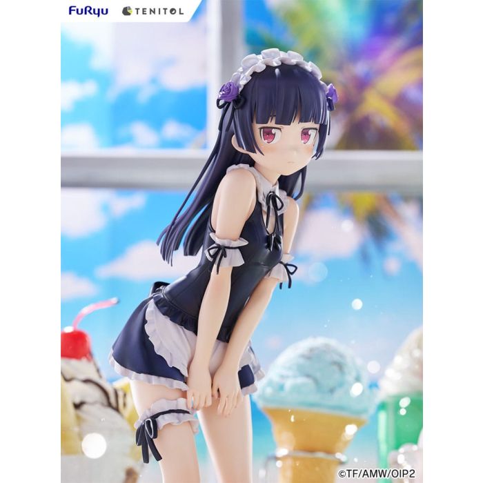 Ore no Imouto ga Konna ni Kawaii Wake ga Nai. Tenitol Tall PVC Statue Kuroneko swimsuits maid Ver. 27 cm