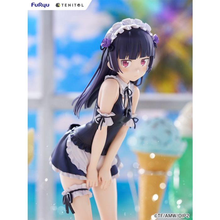 Ore no Imouto ga Konna ni Kawaii Wake ga Nai. Tenitol Tall PVC Statue Kuroneko swimsuits maid Ver. 27 cm