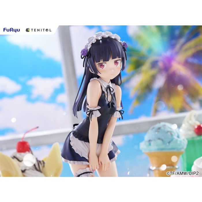Ore no Imouto ga Konna ni Kawaii Wake ga Nai. Tenitol Tall PVC Statue Kuroneko swimsuits maid Ver. 27 cm