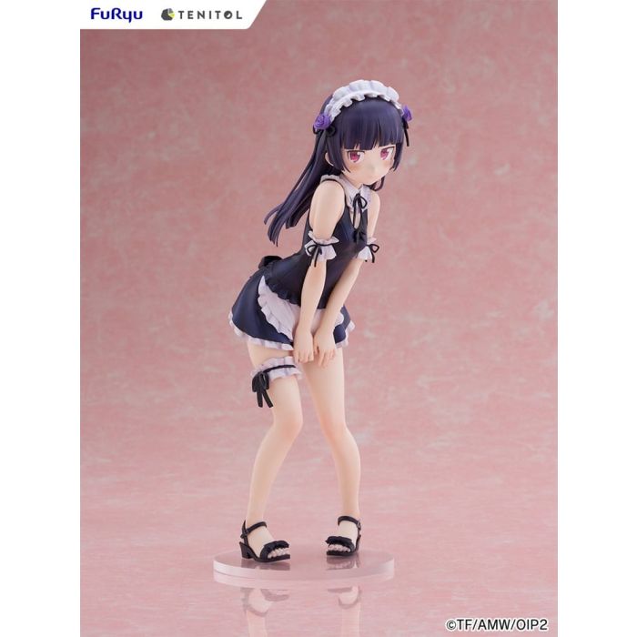 Ore no Imouto ga Konna ni Kawaii Wake ga Nai. Tenitol Tall PVC Statue Kuroneko swimsuits maid Ver. 27 cm