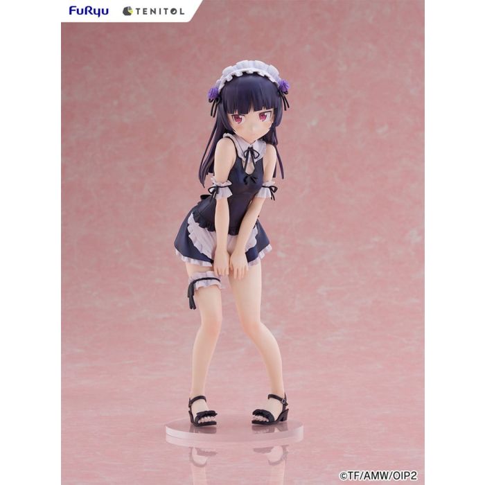 Ore no Imouto ga Konna ni Kawaii Wake ga Nai. Tenitol Tall PVC Statue Kuroneko swimsuits maid Ver. 27 cm