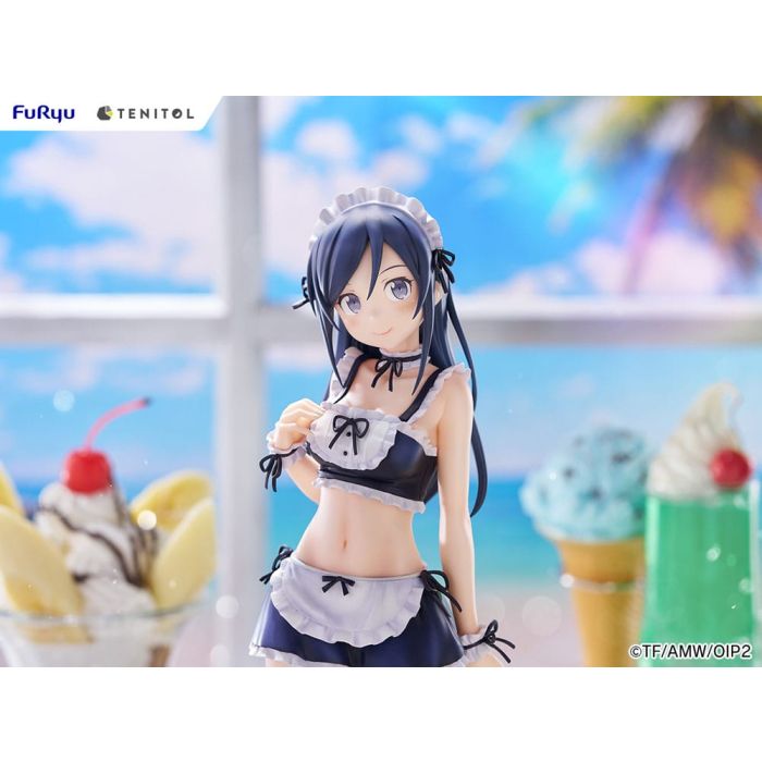 Ore no Imouto ga Konna ni Kawaii Wake ga Nai. Tenitol Tall PVC Statue Aragaki Ayase swimsuits maid Ver. 30 cm