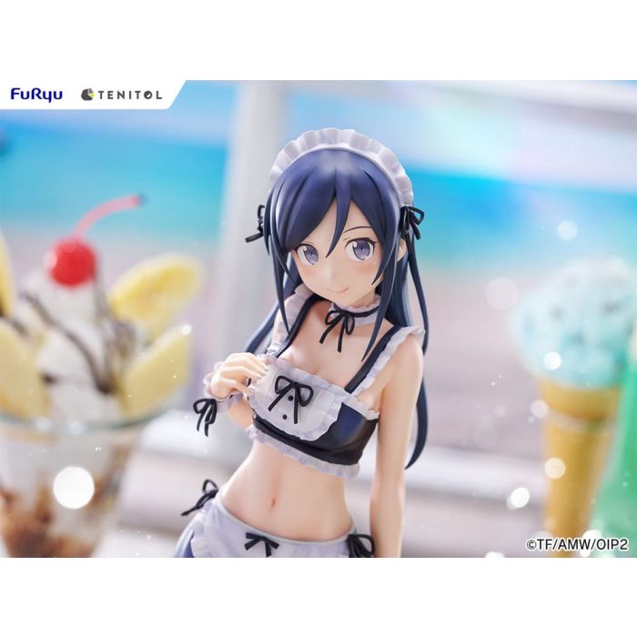 Ore no Imouto ga Konna ni Kawaii Wake ga Nai. Tenitol Tall PVC Statue Aragaki Ayase swimsuits maid Ver. 30 cm