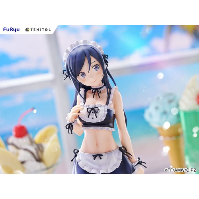 Ore no Imouto ga Konna ni Kawaii Wake ga Nai. Tenitol Tall PVC Statue Aragaki Ayase swimsuits maid Ver. 30 cm