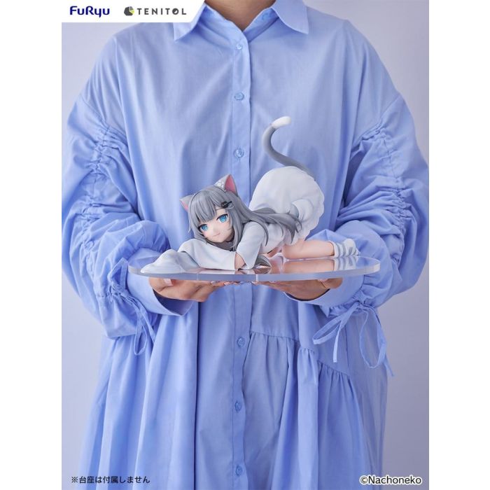 Virtual Youtuber Tenitol Big Noodle Stopper PVC Figure Nachoneko 18 cm