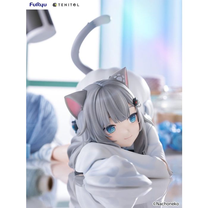 Virtual Youtuber Tenitol Big Noodle Stopper PVC Figure Nachoneko 18 cm