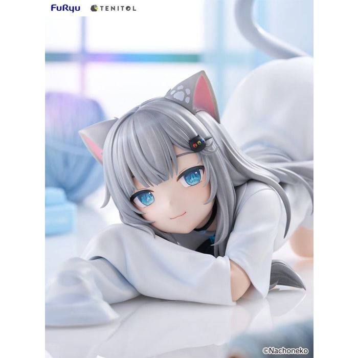Virtual Youtuber Tenitol Big Noodle Stopper PVC Figure Nachoneko 18 cm