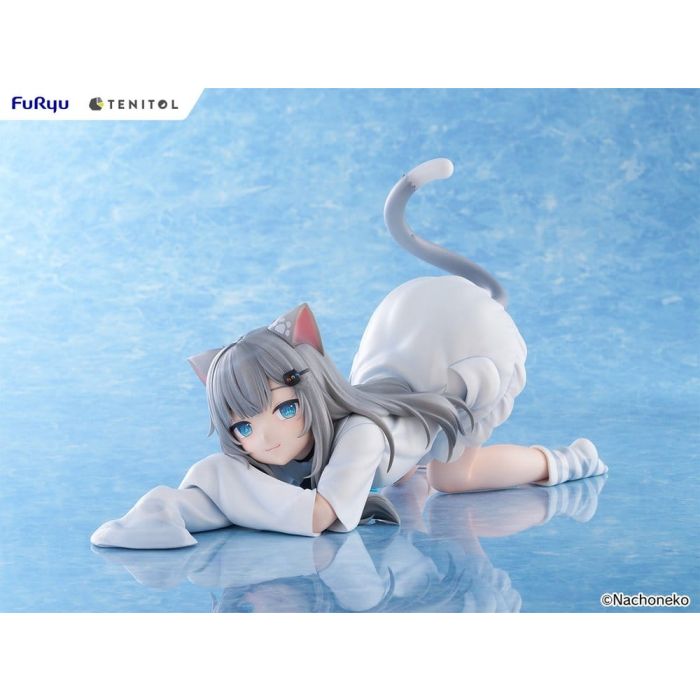 Virtual Youtuber Tenitol Big Noodle Stopper PVC Figure Nachoneko 18 cm