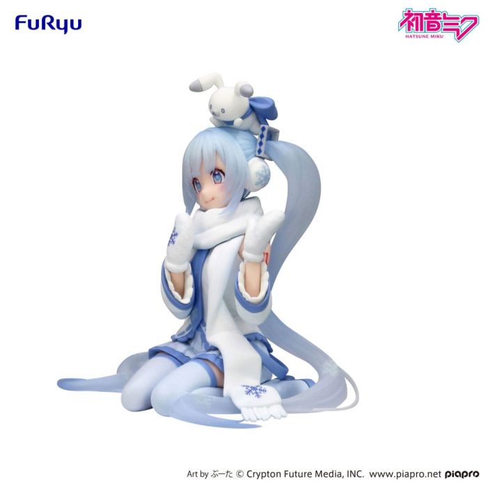 Hatsune Miku Noodle Stopper PVC Statue Snow Miku Sky Town 10th Ver. 10 cm 