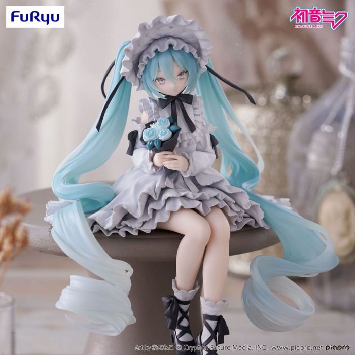 Hatsune Miku Noodle Stopper PVC Statue Vintage Doll Style 15 cm 