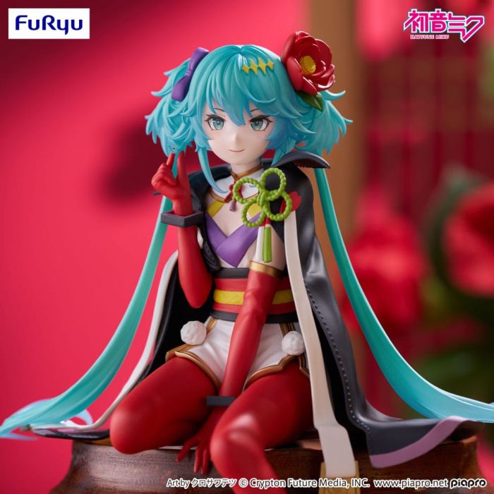 Hatsune Miku Noodle Stopper PVC Statue Flower Fairy Camellia 15 cm 