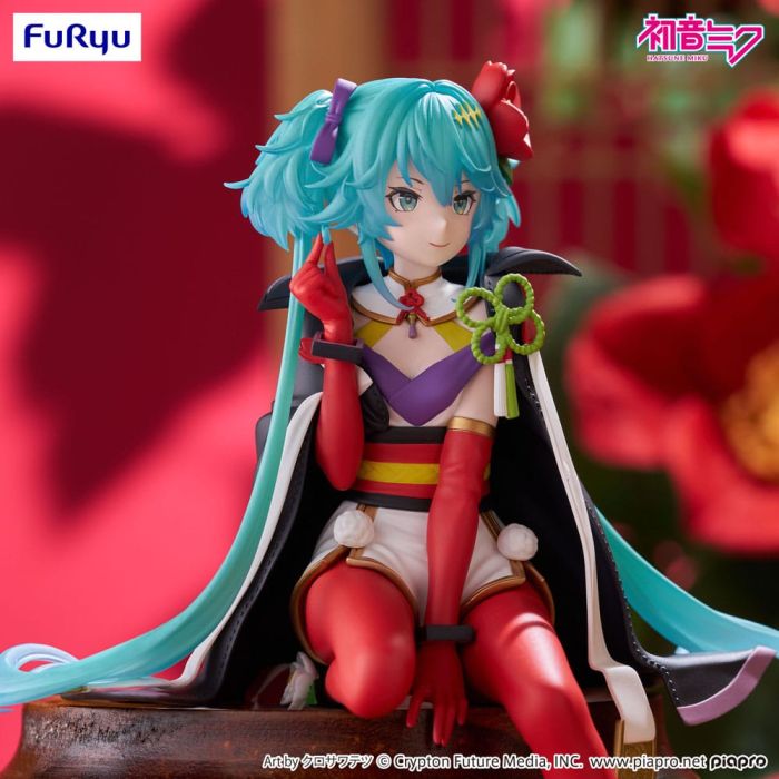 Hatsune Miku Noodle Stopper PVC Statue Flower Fairy Camellia 15 cm 
