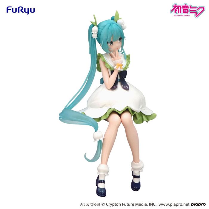Hatsune Miku Noodle Stopper PVC Statue Flower Fairy Lily of the Valley 14 cm  