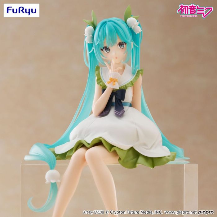 Hatsune Miku Noodle Stopper PVC Statue Flower Fairy Lily of the Valley 14 cm  