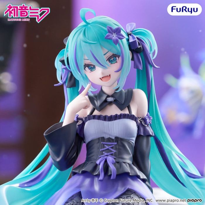 Hatsune Miku Noodle Stopper PVC Figure Flower Fairy Bellflower 14 cm