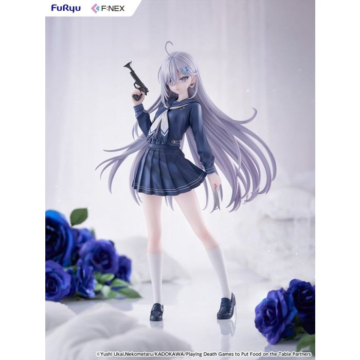 Playing Death Games to Put Food on the Table PVC Figure 1/7 Yuki School Uniform Ver. 24 cm