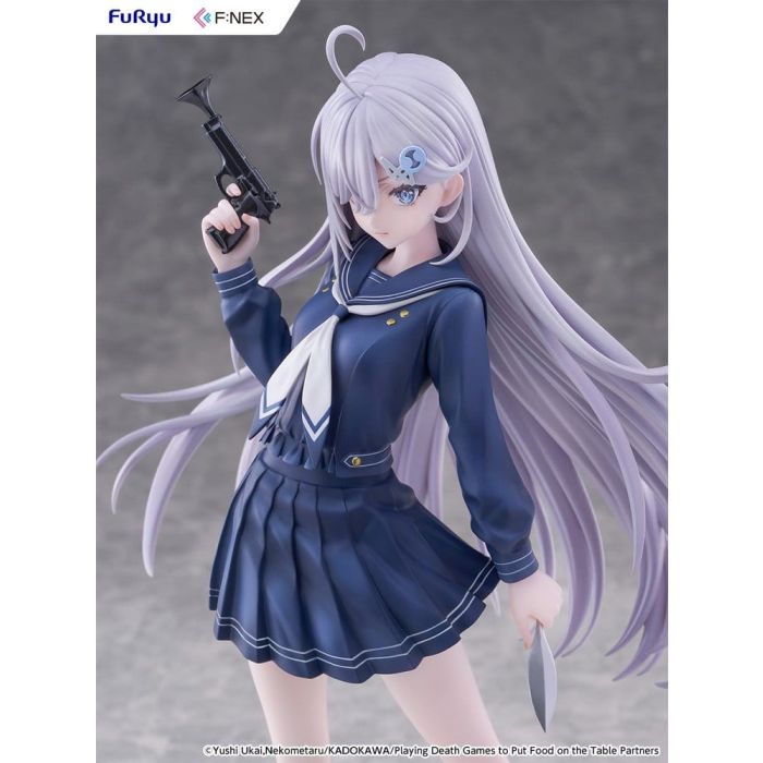 Playing Death Games to Put Food on the Table PVC Figure 1/7 Yuki School Uniform Ver. 24 cm