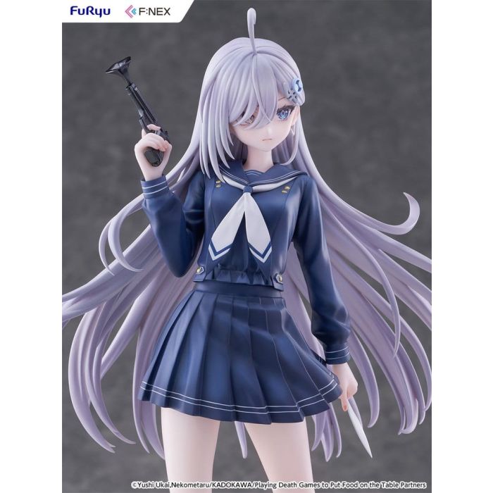Playing Death Games to Put Food on the Table PVC Figure 1/7 Yuki School Uniform Ver. 24 cm