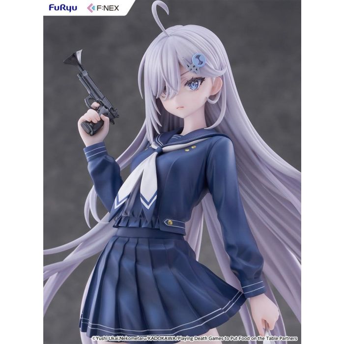 Playing Death Games to Put Food on the Table PVC Figure 1/7 Yuki School Uniform Ver. 24 cm