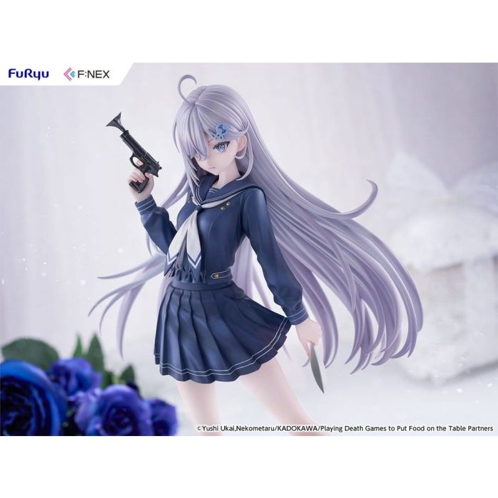Playing Death Games to Put Food on the Table PVC Figure 1/7 Yuki School Uniform Ver. 24 cm