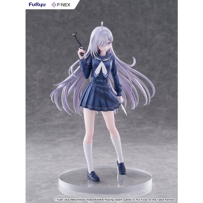 Playing Death Games to Put Food on the Table PVC Figure 1/7 Yuki School Uniform Ver. 24 cm