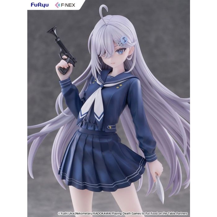 Playing Death Games to Put Food on the Table PVC Figure 1/7 Yuki School Uniform Ver. 24 cm