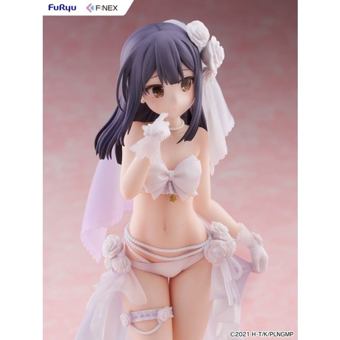 Fate/kaleid liner Prisma Illya: Licht - The Nameless Girl F:NEX PVC Figure 1/7 Miyu Edelfelt Wedding Swimsuit Ver. 21 cm