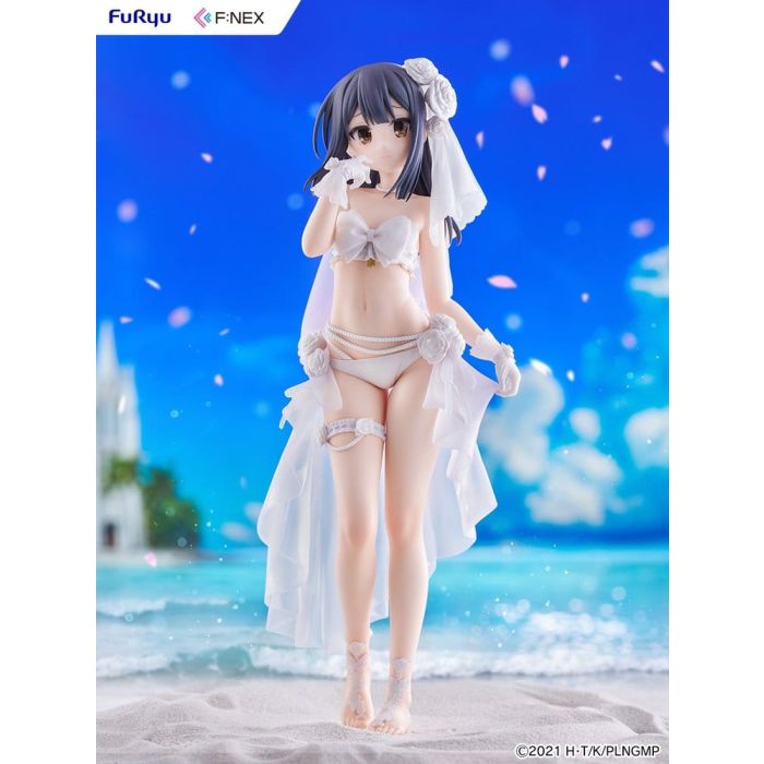 Fate/kaleid liner Prisma Illya: Licht - The Nameless Girl F:NEX PVC Figure 1/7 Miyu Edelfelt Wedding Swimsuit Ver. 21 cm