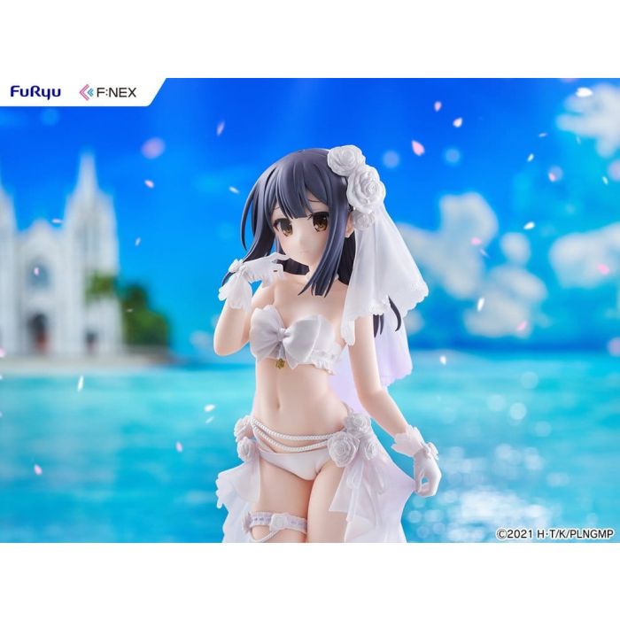 Fate/kaleid liner Prisma Illya: Licht - The Nameless Girl F:NEX PVC Figure 1/7 Miyu Edelfelt Wedding Swimsuit Ver. 21 cm