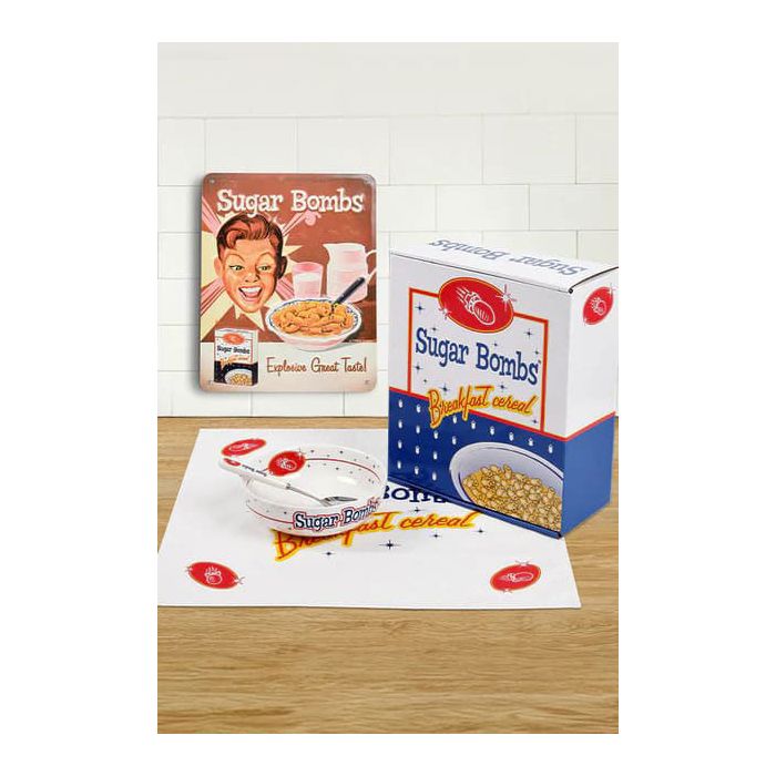 Fallout Breakfast Set Bowl with spoon Sugar Bombs