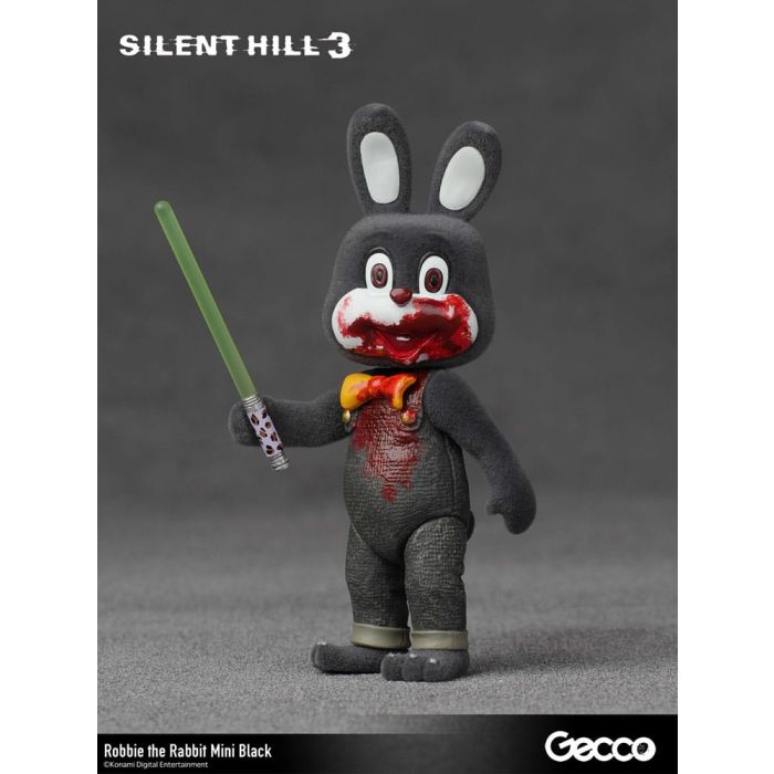 Silent Hill 3 Mini Action Figure Robbie the Rabbit Mini Black Version 10 cm  