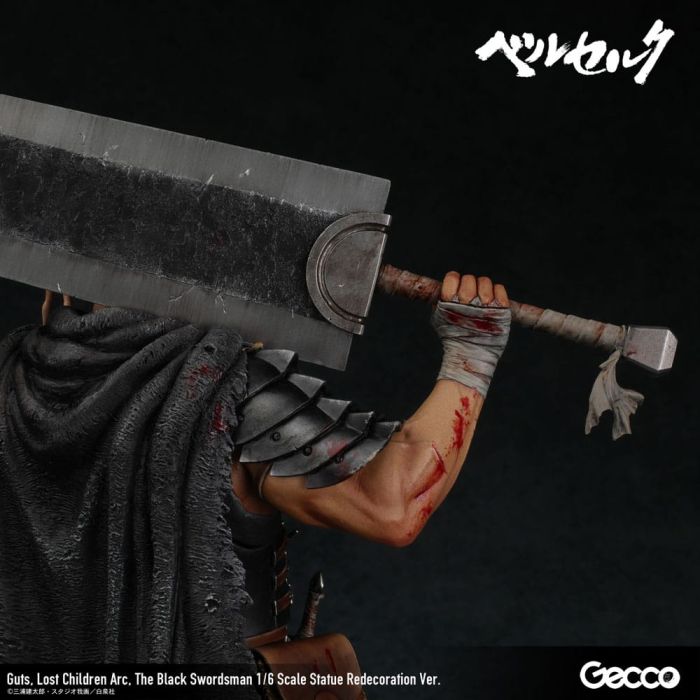 Berserk Statue 1/6 Guts Lost Children Arc The Black Swordsman Redecoration Ver. 38 cm