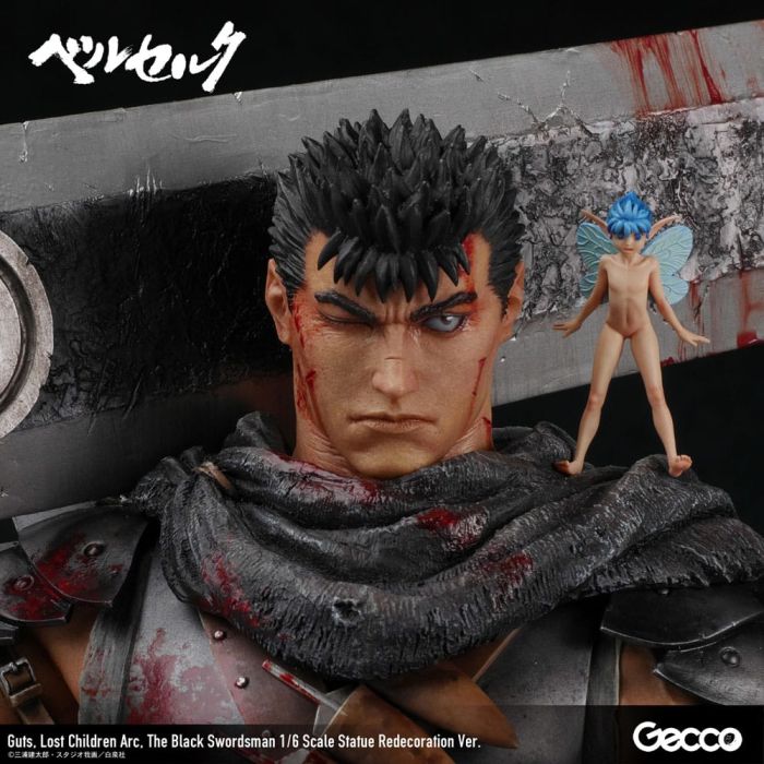 Berserk Statue 1/6 Guts Lost Children Arc The Black Swordsman Redecoration Ver. 38 cm