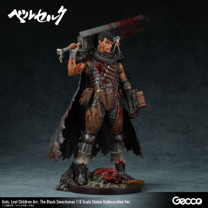 Berserk Statue 1/6 Guts Lost Children Arc The Black Swordsman Redecoration Ver. 38 cm