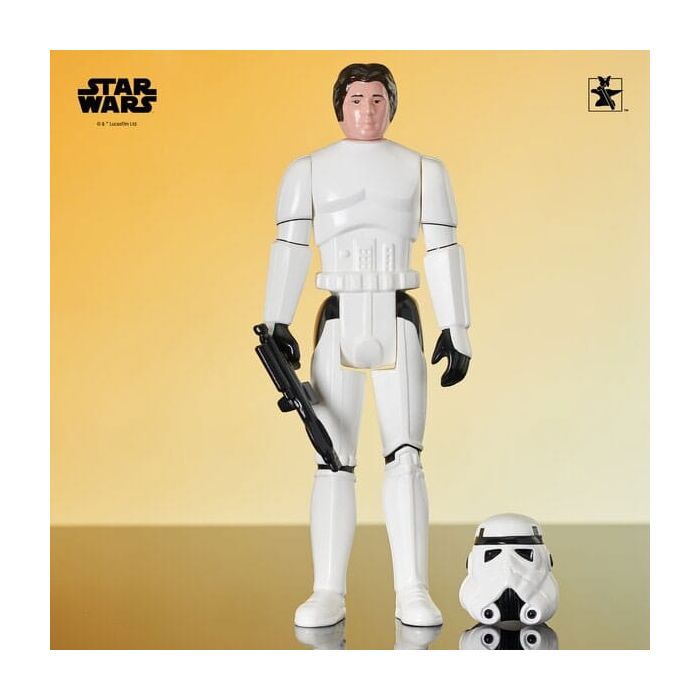 Star Wars Episode IV Jumbo Vintage Kenner Action Figure Han Solo in Stormtrooper Disguise 2021 Premier Guild Membership Gift 30 cm